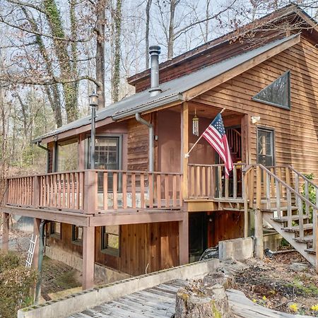 Charming Cabin With Fire Pit And Decks About 7 Mi To Helen Sautee Nacoochee Exteriör bild